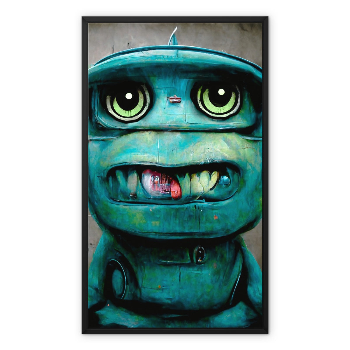 The SERTravis Monster Collection Framed Canvas