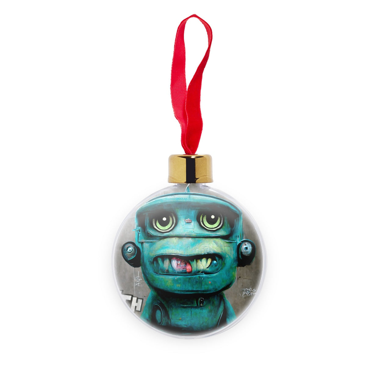 The SERTravis Monster Collection Transparent Christmas bauble