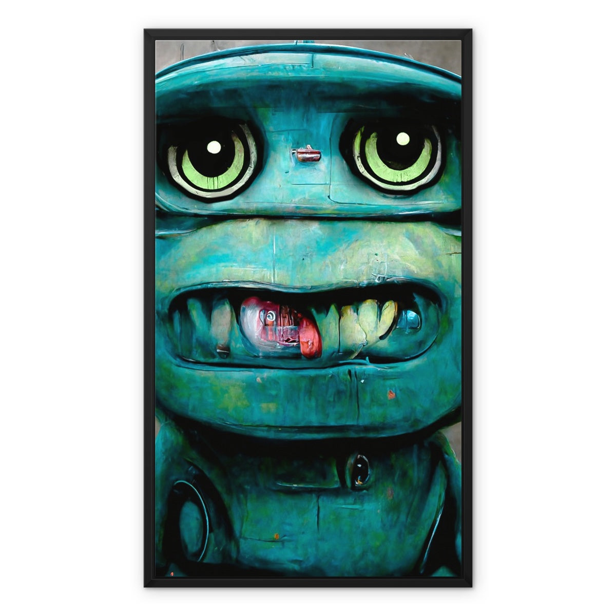 The SERTravis Monster Collection Framed Canvas