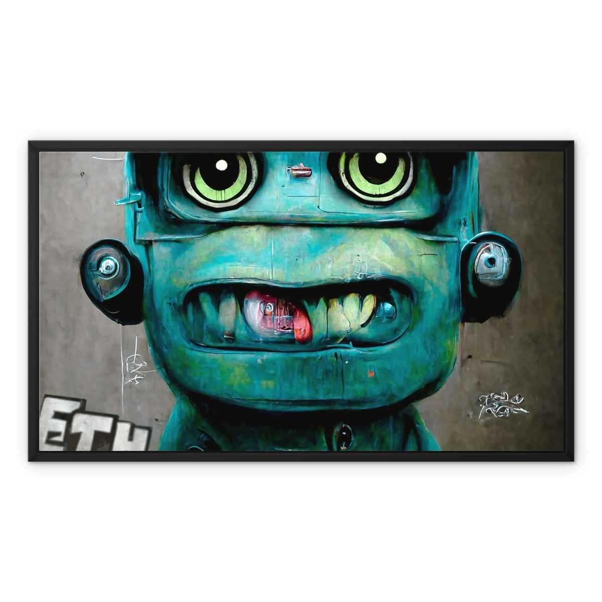 The SERTravis Monster Collection Framed Canvas