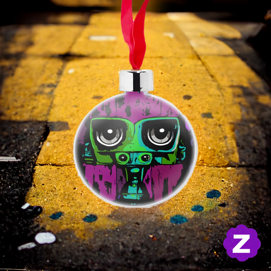 Transparent Christmas bauble (Z Verified : See in the description how this item could be Customizable for you)