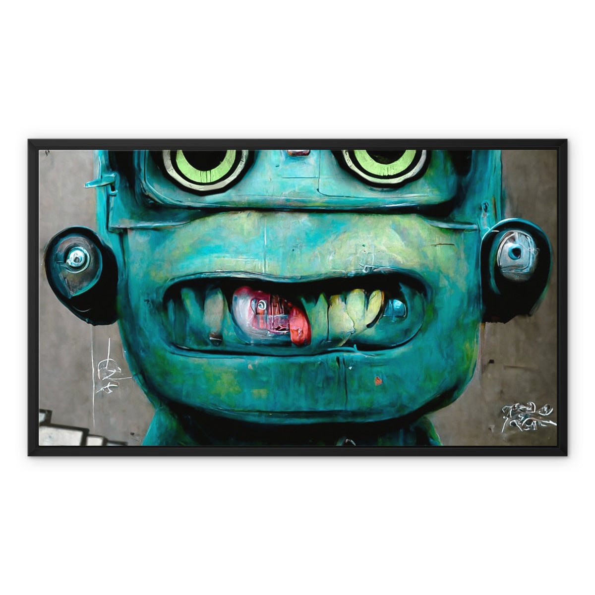 The SERTravis Monster Collection Framed Canvas