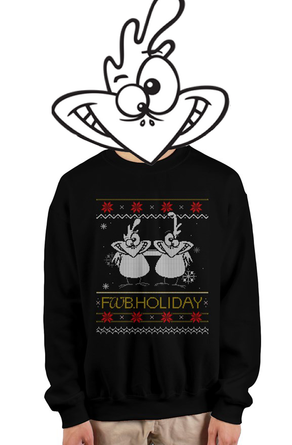 FWB.Holiday heavy crewneck sweatshirt